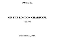 Punch or the London Charivari, Vol. 109, September 21, 1895