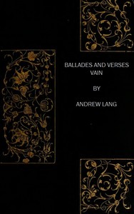 Ballades and Verses Vain