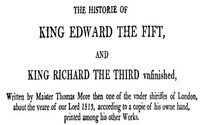 Holinshed's Chronicles, vol. 3 of 6, slice 5 of 9: England, 1483, Edward V