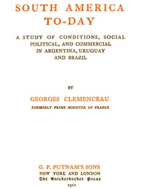 South America to-day
