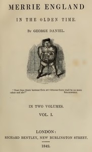 Merrie England in the Olden Time, Vol. 1
