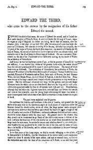 Holinshed's Chronicles, vol. 2 of 6, slice 11 of 12: England, 1327-1377, Edward III