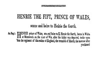 Holinshed's Chronicles, vol. 3 of 6, slice 2 of 9: England, 1413-1423, Henry V