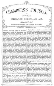 Chambers's Journal of Popular Literature, Science, and Art, No. 682  January 20, 1877.