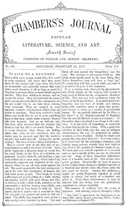 Chambers's Journal of Popular Literature, Science, and Art, No. 687  February 24, 1877