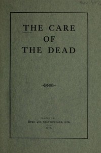 The Care of the Dead
