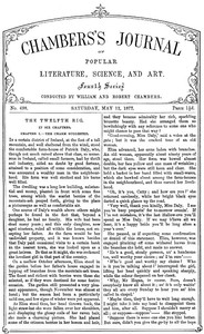 Chambers's Journal of Popular Literature, Science, and Art, No. 698 May 12, 1877