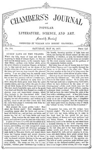 Chambers's Journal of Popular Literature, Science, and Art, No. 700 May 26, 1877