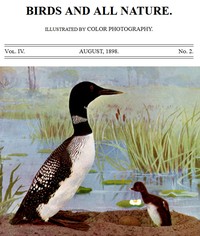 Birds and All Nature, Vol. 4, No. 2, August 1898  Illustrated by Color Photography