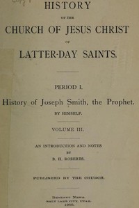 History of the Church of Jesus Christ of Latter-day Saints, Volume 3