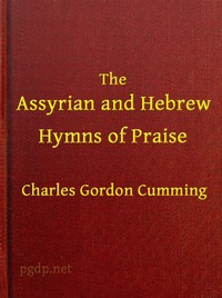 The Assyrian and Hebrew Hymns of Praise