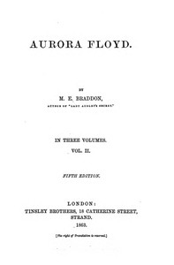 Aurora Floyd, Vol. 2  Fifth Edition