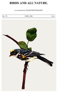 Birds and All Nature, Vol. 6, No. 1, June 1899  Illustrated by Color Photography