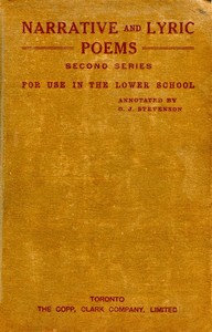 Narrative and Lyric Poems (Second Series) for Use in the Lower School