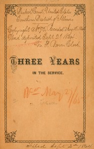 Three years in the service