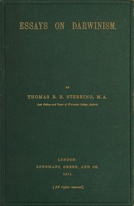 Essays on Darwinism
