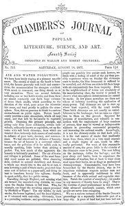 Chambers's Journal of Popular Literature, Science, and Art, No. 712 August 18, 1877