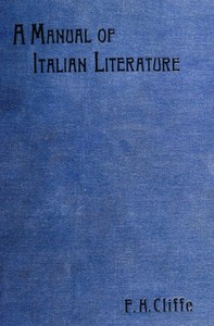 A manual of Italian literature
