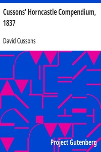 Cussons' Horncastle Compendium, 1837