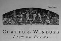 Chatto & Windus's List of Books, May 1883