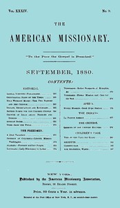 The American Missionary — Volume 34, No. 09, September, 1880
