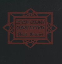 The New German Constitution
