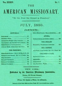 The American Missionary — Volume 34, No. 7, July, 1880