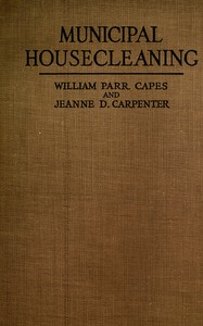 Municipal housecleaning