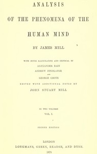 Analysis of the Phenomena of the Human Mind