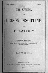 The Journal of Prison Discipline and Philanthropy (New Series, No. 3, January 1864)