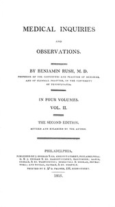 Medical Inquiries and Observations, Vol. 2  The Second Edition, Revised and Enlarged by the Author
