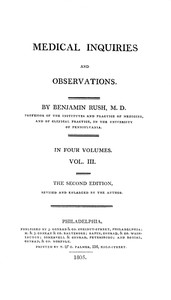 Medical Inquiries and Observations, Vol. 3  The Second Edition, Revised and Enlarged by the Author