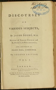 Discourses on Various Subjects, Vol. 1 (of 2)