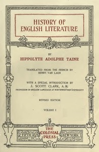 History of English Literature Volume 1 (of 3)