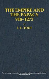 The Empire and the Papacy, 918-1273