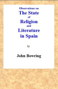 Observations on the State of Religion and Literature in Spain