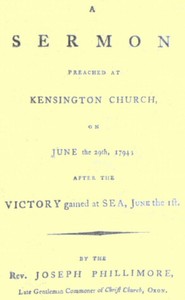 A Sermon Preached at Kensington Church, on June the 29th, 1794  After the Victory Gained at Sea, June the 1st