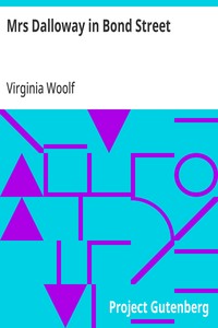Mrs Dalloway in Bond Street