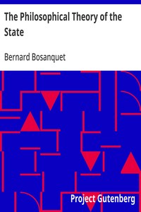 The Philosophical Theory of the State