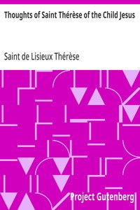 Thoughts of Saint Thérèse of the Child Jesus