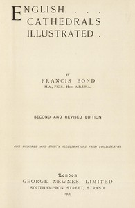 English Cathedrals Illustrated Second and Revised Edition