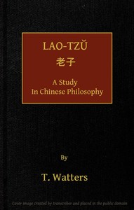 Lao-tzu, A Study in Chinese Philosophy