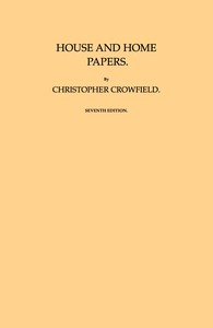 House and Home Papers Seventh Edition