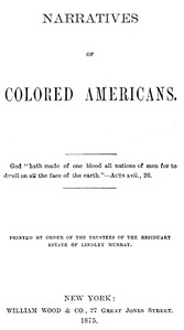 Narratives of Colored Americans