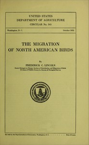 The Migration of North American Birds (1935)