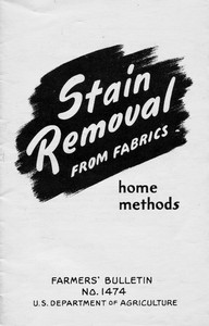 Stain removal from fabrics