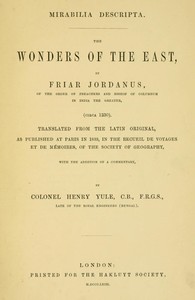 Mirabilia descripta: The wonders of the East