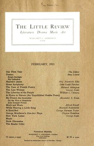 The Little Review, February 1915 (Vol. 1, No. 11)