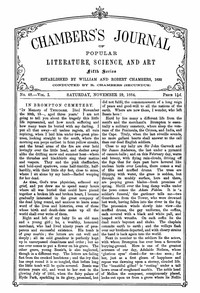 Chambers's Journal of Popular Literature, Science, and Art, Fifth Series, No. 48, Vol. I, November 29, 1884