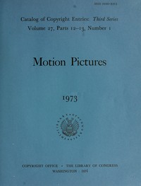 Motion pictures, 1973